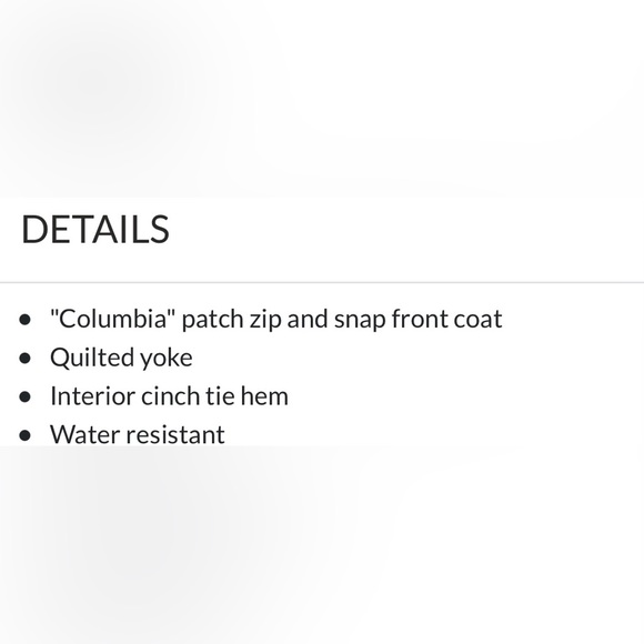 Columbia olive green quilted top ridge coat - Picture 9 of 12